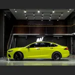 Ravoony Plus Matte Pure Metal Fluorescent Yellow Car Wrap