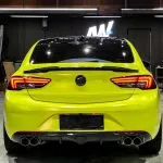 Ravoony Plus Matte Pure Metal Fluorescent Yellow Car Wrap