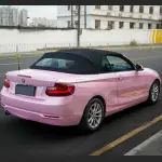 Ravoony Plus Gloss Macaron Cherry Pink Vinyl Car Wrap BMW 225I Wrap