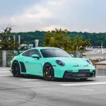 Ravoony Plus Glossy Porsche Mint Green Car Wrap