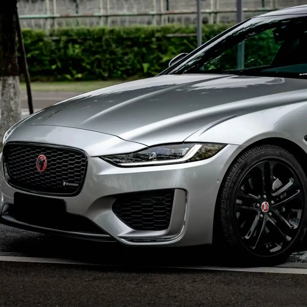 Ravoony Plus Porsche Gloss Liquid Metal Silver Car Wrap