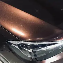 Gloss Metallic Mahogany Red Vinyl Wrap