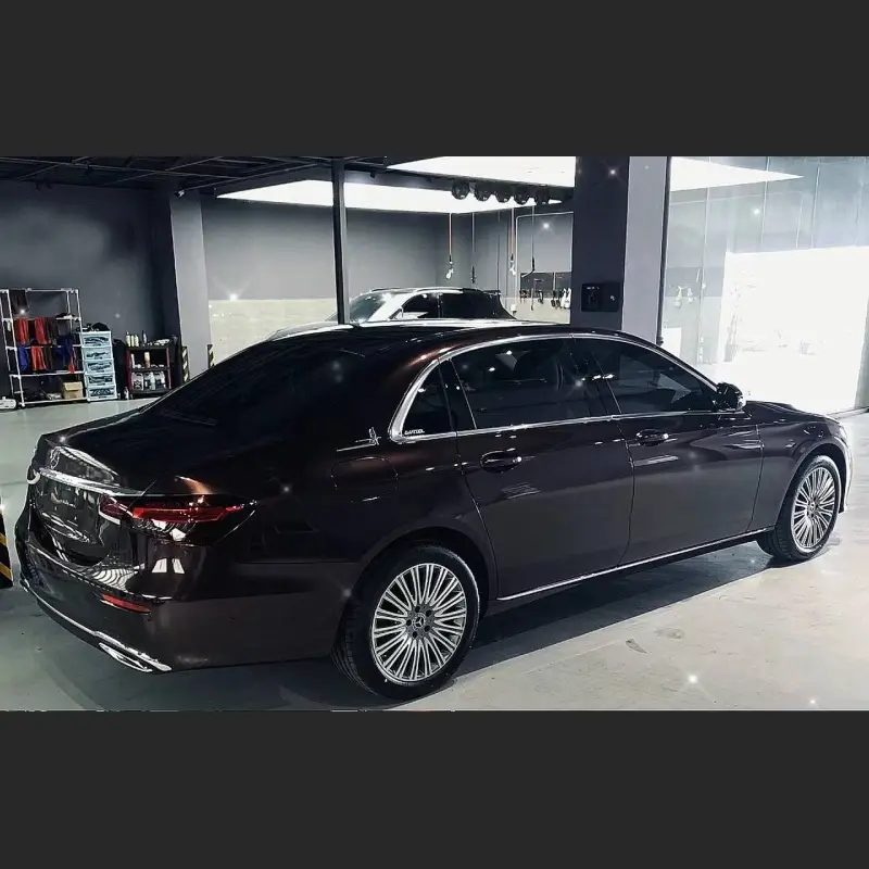 Ravoony Plus Gloss Metallic Mahogany Red Vinyl Wrap