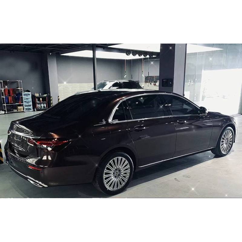 Gloss Metallic Mahogany Red Vinyl Wrap