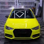 Ravoony Plus Glossy Crystal Lemon Yellow Vinyl Wrap