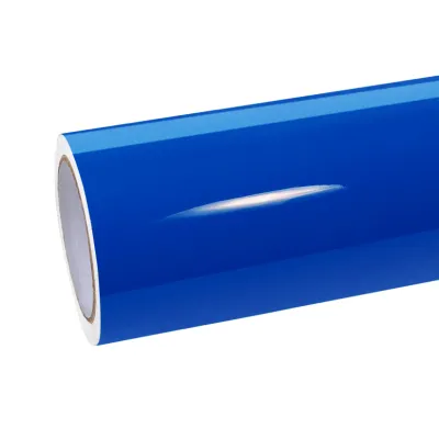 Ravoony Plus Glossy Crystal Royal Blue Car Vinyl Wrap 01