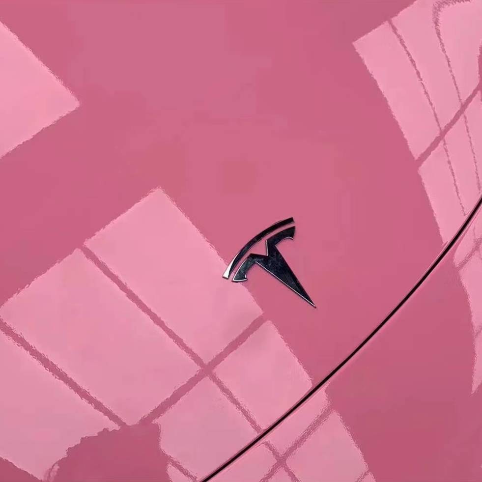 Glossy Crystal Light Pink Car Wrap, Best Ravoony Glossy Crystal Light Pink Car Wrap