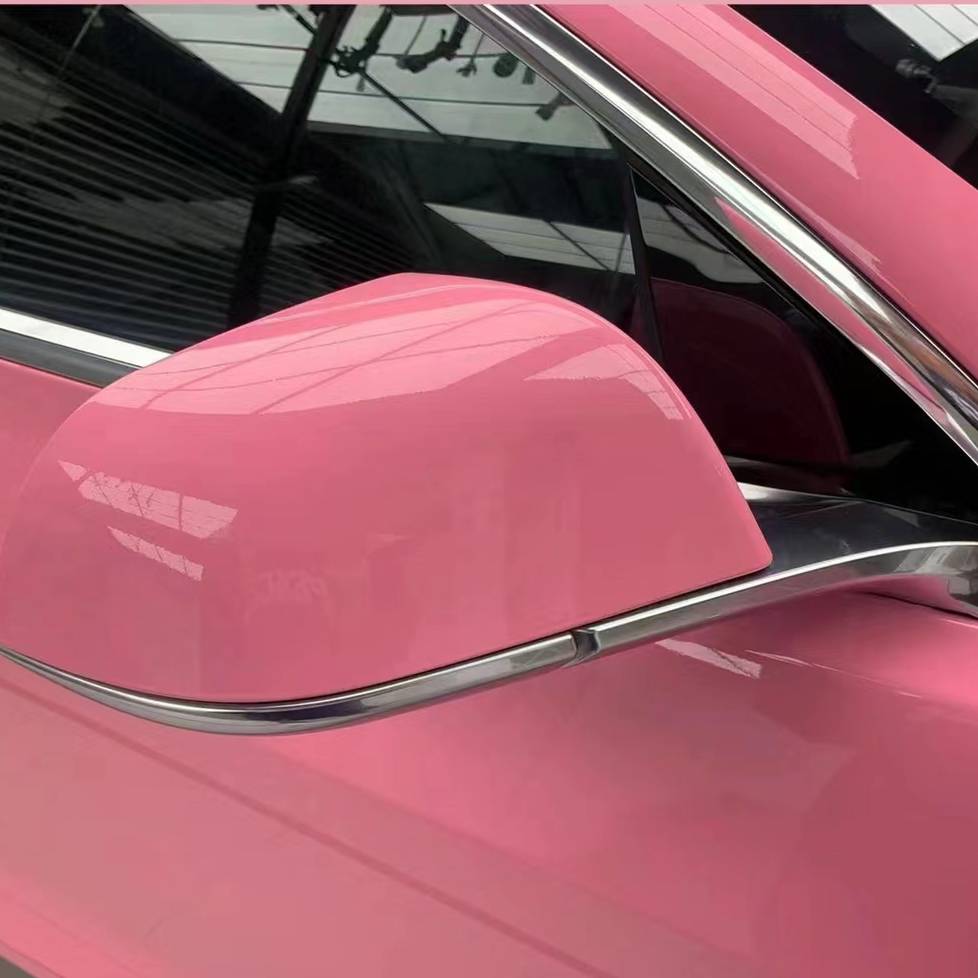 Glossy Crystal Light Pink Car Wrap, Best Ravoony Glossy Crystal Light