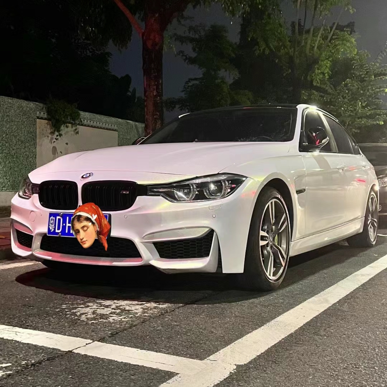 Ravoony Plus Glossy Diamond Gold White Car Wrap