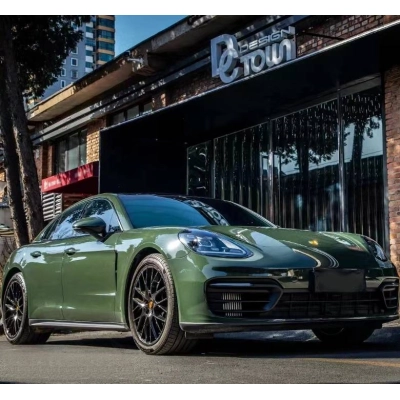 Ravoony Plus Glossy Olive Light Green Car Wrap 02