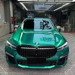 Ravoony Plus Metallic Paint Emerald Green Car Vinyl Wrap