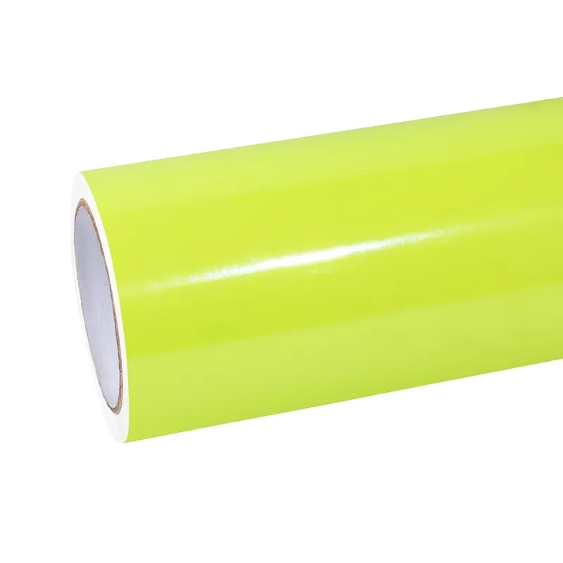 Ravoony Plus PET Gloss Acid Lime Green Wrap