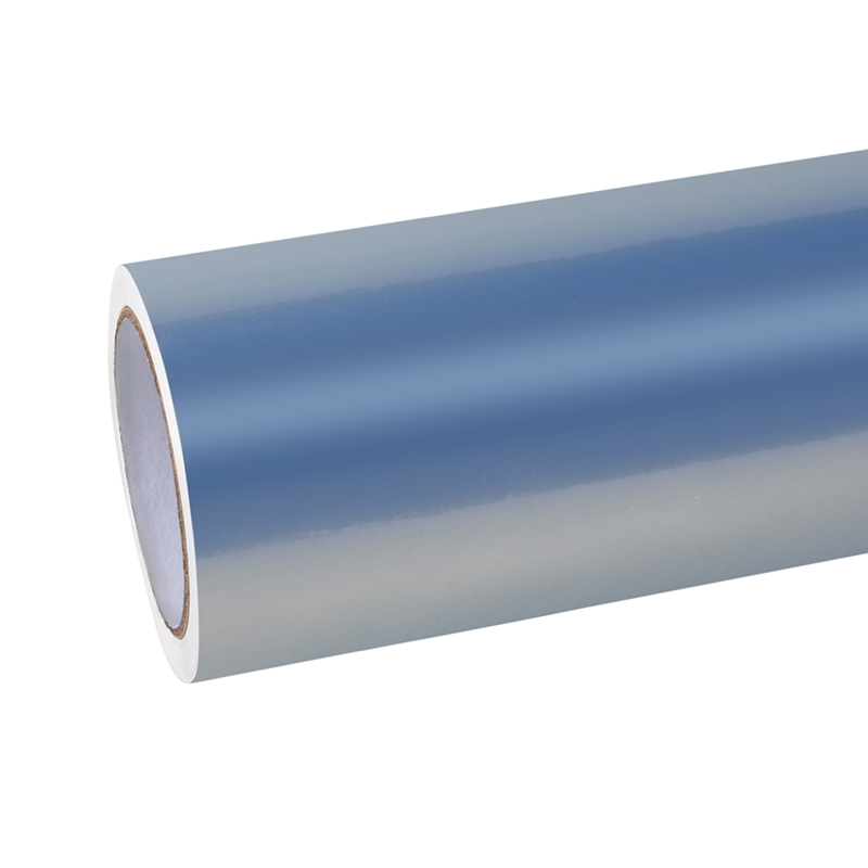 Ravoony Plus Platinum Gloss Metallic Dreamy Bamboo Blue Car Vinyl Wrap