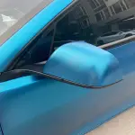 Ravoony Plus Matte Heavy Metal Sparkle Blue Car Wrap