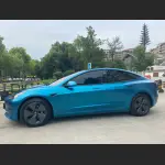 Ravoony Plus Matte Heavy Metal Sparkle Blue Car Wrap