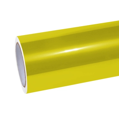 Ravoony Plus Glossy Metallic BMW M4 Paint Lemon Yellow Car Wrap 01