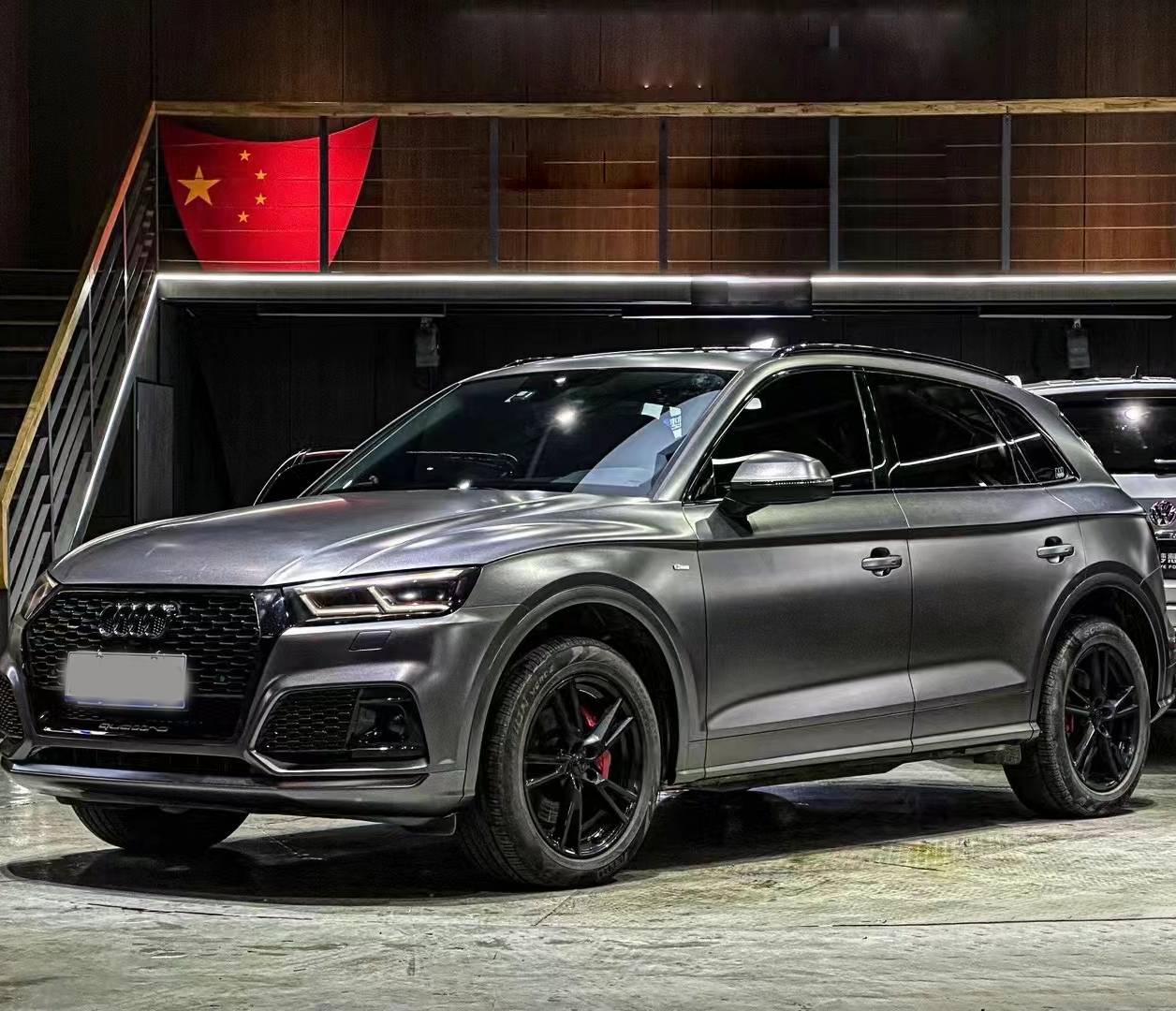 Ravoony Plus Matte Heavy Metallic Graphite Grey Car Wrap