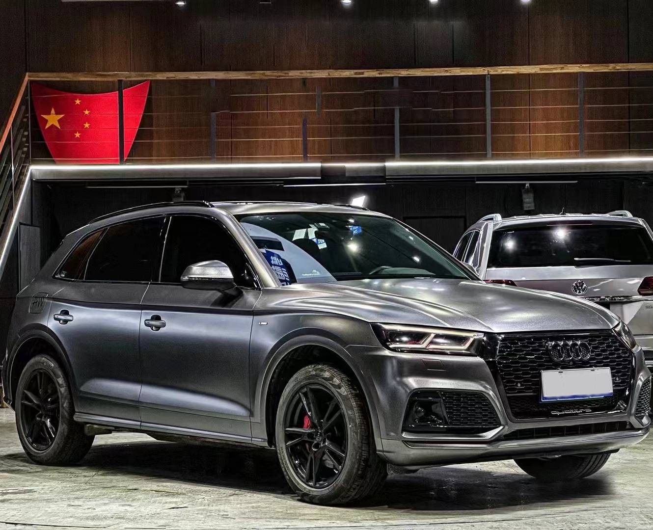 Ravoony Plus Matte Heavy Metallic Graphite Grey Car Wrap