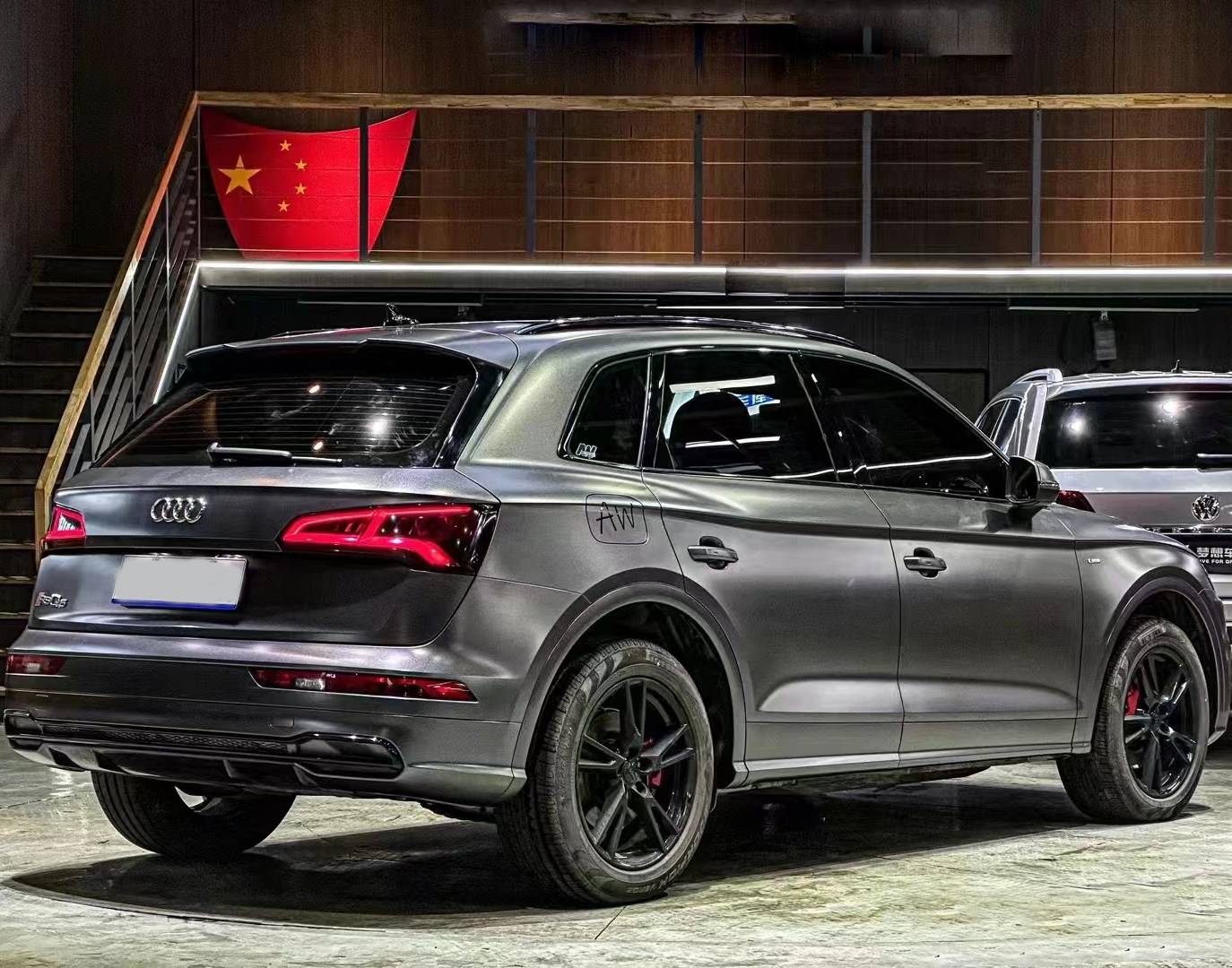 Ravoony Plus Matte Heavy Metallic Graphite Grey Car Wrap