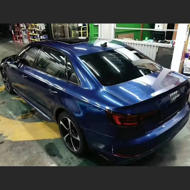 Ravoony Plus Glossy Metallic Intergalactic Blue Car Wrap