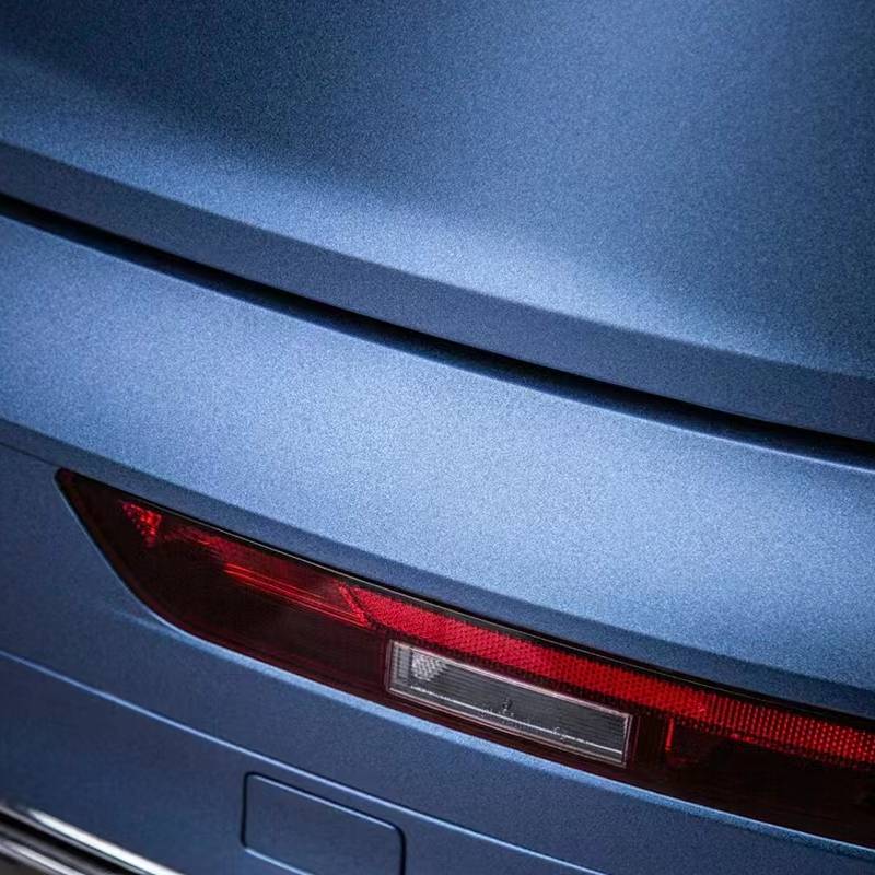 Ravoony Plus Matte Heavy Metalic Rainbow Blue Car Wrap