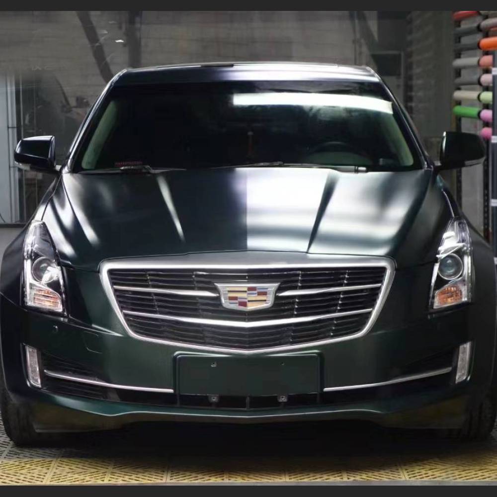 Ravoony Plus Matte Heavy Metallic Midnight Green Car Vinyl Wrap