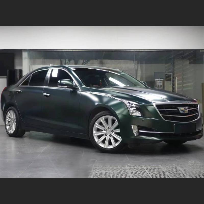 Ravoony Plus Matte Heavy Metallic Midnight Green Car Vinyl Wrap