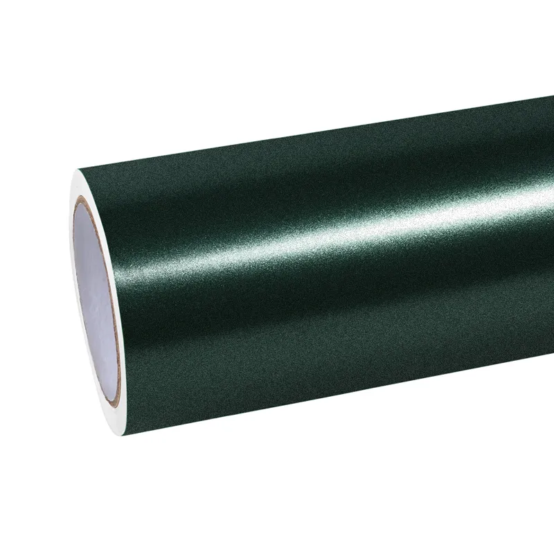 Ravoony Plus Matte Heavy Metallic Midnight Green Car Vinyl Wrap