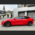 Ravoony Plus Glossy Metallic Paint China Red Vinyl Car Wrap