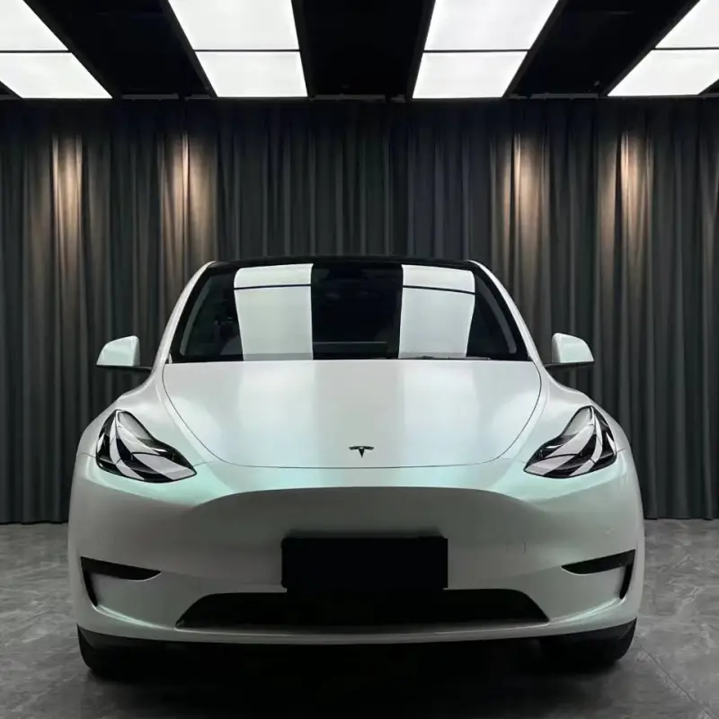 Ravoony Plus Matte Aurora White Car Vinyl Wrap