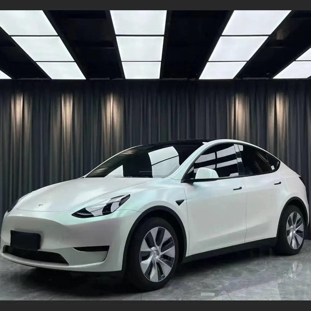 Ravoony Plus Matte Aurora White Car Vinyl Wrap