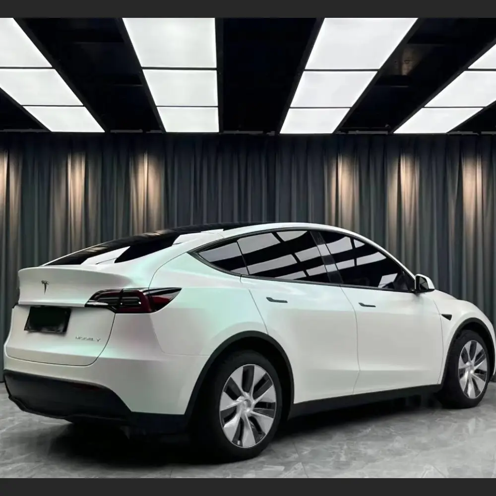 Ravoony Plus Matte Aurora White Car Vinyl Wrap