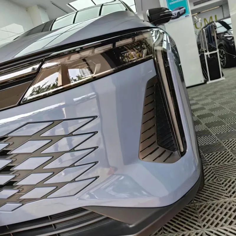 Ravoony Basic Glossy Crystal Cement Grey Car Wrap 