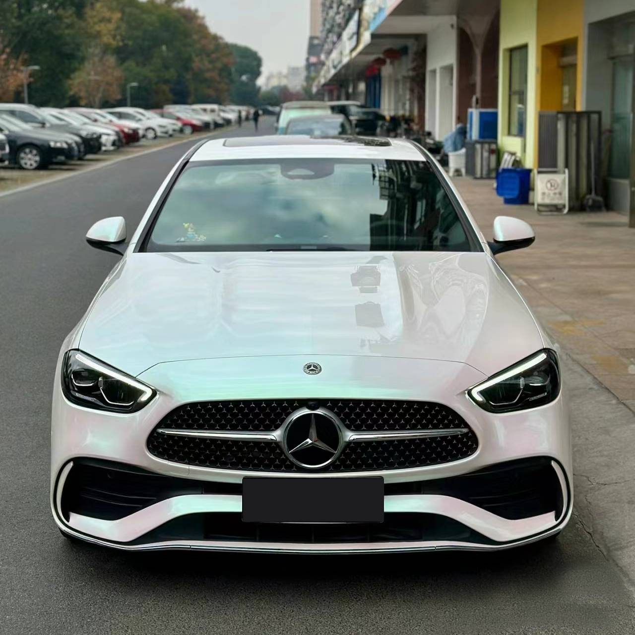 Ravoony Plus Gloss Aurora White Car Vinyl Wrap