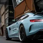 Ravoony Plus Glossy Meisen Blue Car Vinyl Wrap