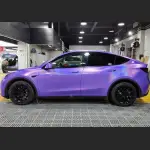 Ravoony Plus Glossy Laser Light Purple Car Wrap