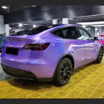 Ravoony Plus Glossy Laser Light Purple Car Wrap