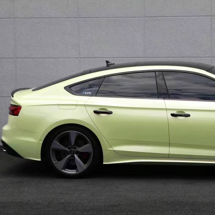 Ravoony Plus Glossy Chanel Yellow Car Vinyl Wrap