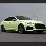 Ravoony Plus Glossy Chanel Yellow Car Vinyl Wrap