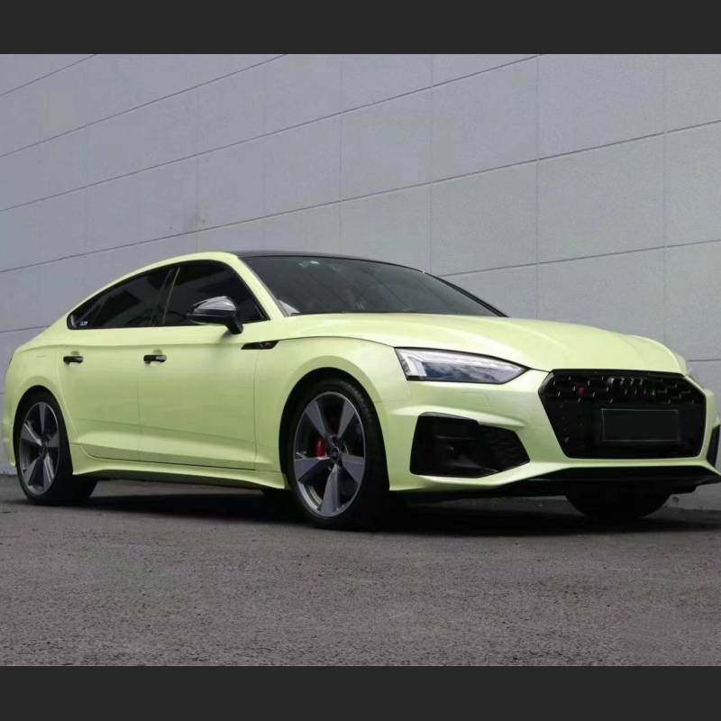Ravoony Plus Glossy Chanel Yellow Car Vinyl Wrap