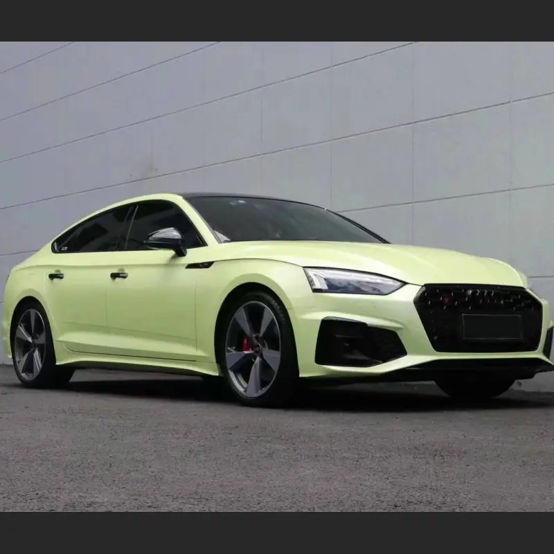 Ravoony Plus Glossy Chanel Yellow Car Vinyl Wrap