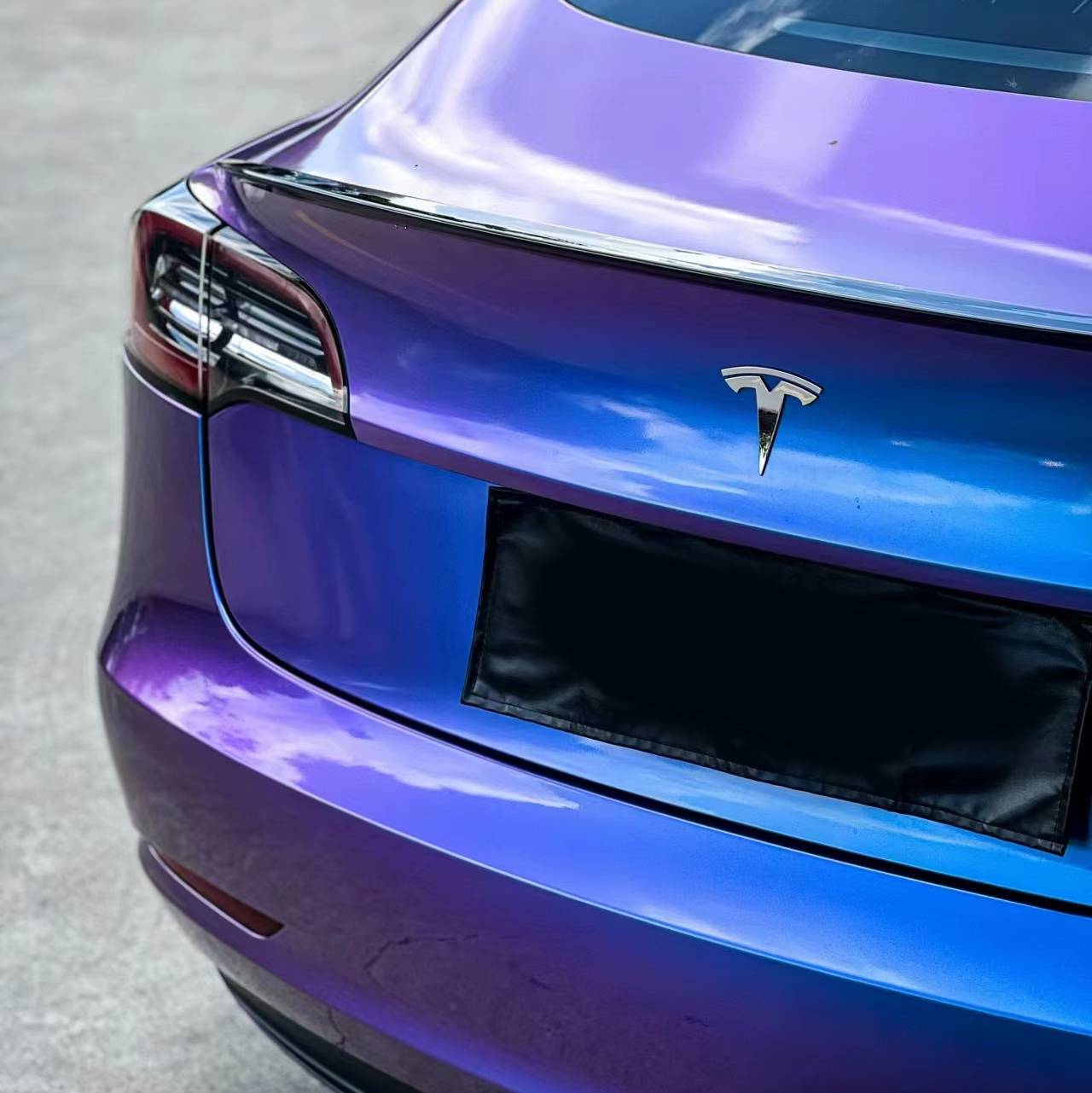 Ravoony Plus Glossy Auroral Blue Purple Car Wrap