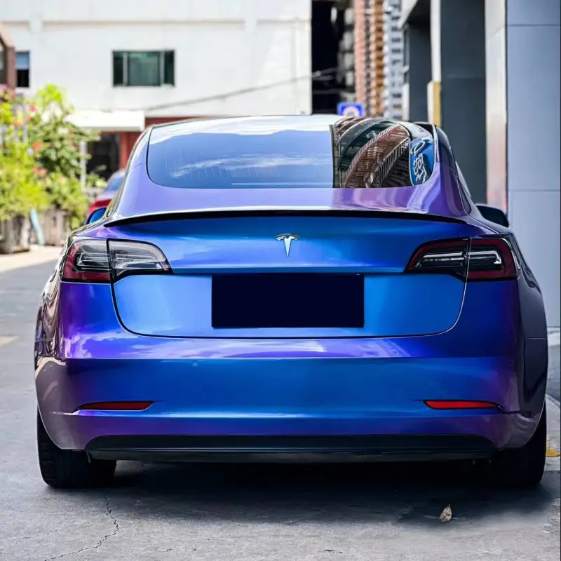 Ravoony Plus Glossy Auroral Blue Purple Car Wrap