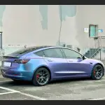 Ravoony Plus Glossy Metallic Crystal Grey Purple Car Wrap