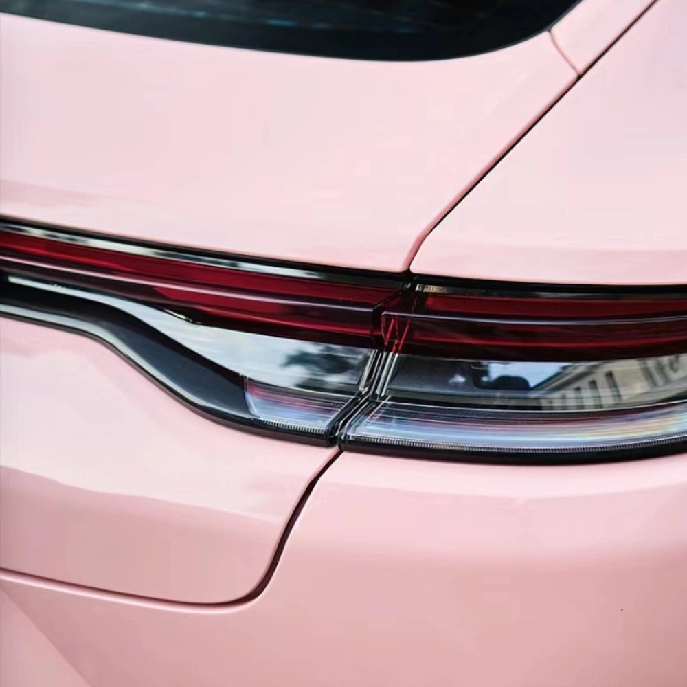 Pink Wrapped Rav Pink Car Vinyl Wrap,Best Ravoony Glossy Baby Pink Car Vinyl Wrap ...