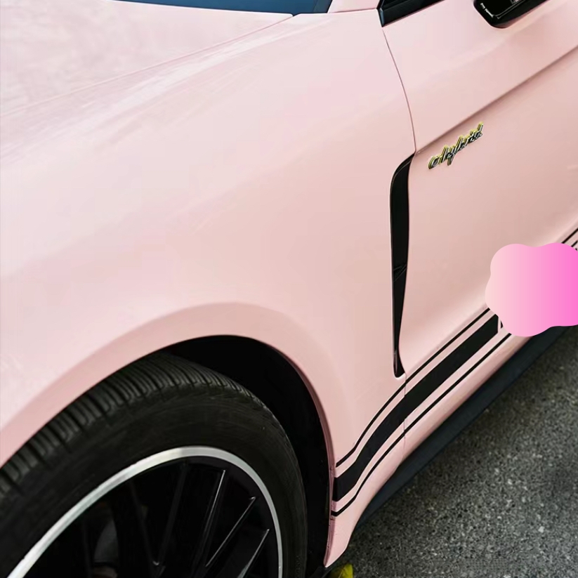 Ravoony Basic Glossy Baby Pink Car Vinyl Wrap