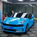 Ravoony Basic Glossy Crystal Blue Sky Car Vinyl Wrap