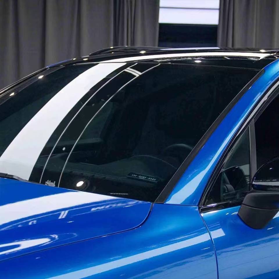 Ravoony Plus Glossy Liquid Olympic Blue Vinyl Car Wrap