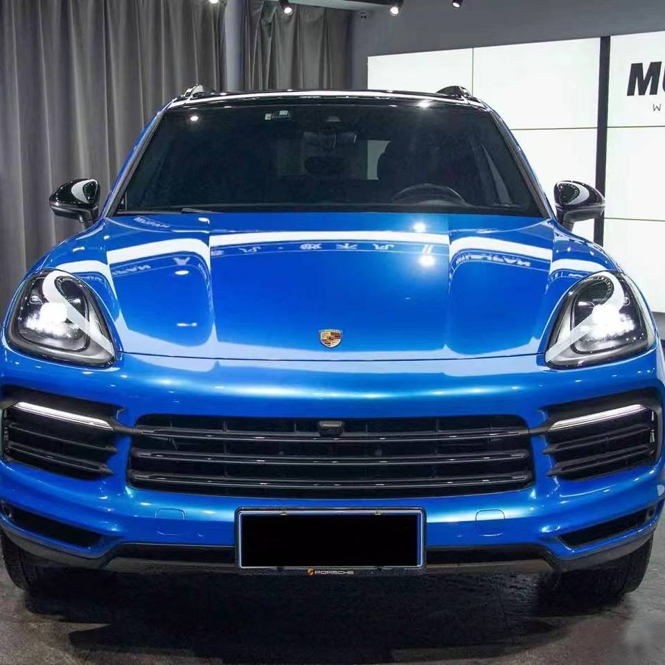 Ravoony Plus Glossy Liquid Olympic Blue Vinyl Car Wrap