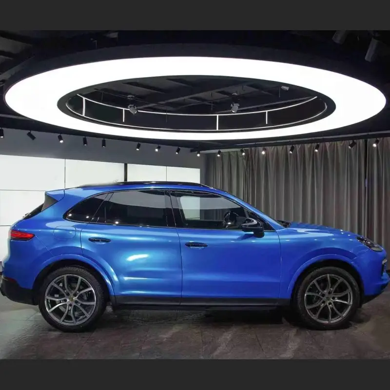 Ravoony Plus Glossy Liquid Olympic Blue Vinyl Car Wrap